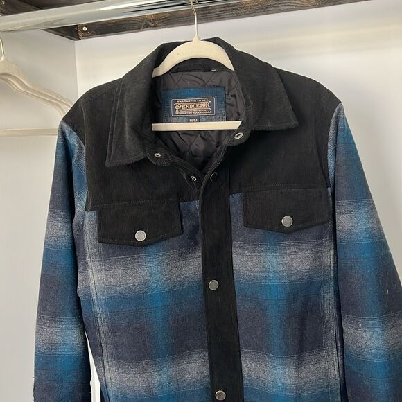 MEN'S PLAID TIMBERLINE SHIRT JACKET size medium worn once! - Picture 2 of 5